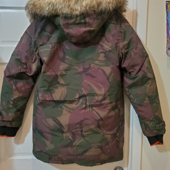 Polo Ralph Lauren Camo Faux Fur Down Parka Jacket - Picture 5 of 12